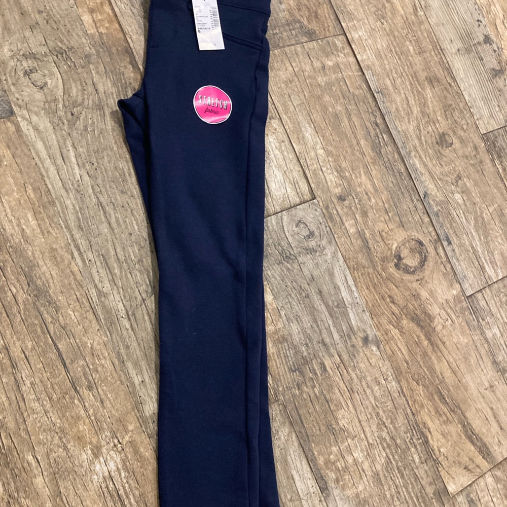 NWT The Children’s Place stretch school pants Navy Size 6